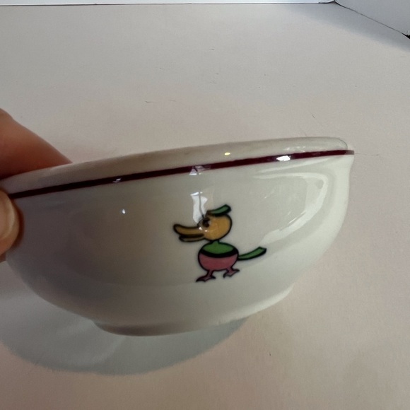 Shenango China Child’s Bowl and Mug Set Jack Be Nimble, Peter Pumpkin Eater - Picture 5 of 14